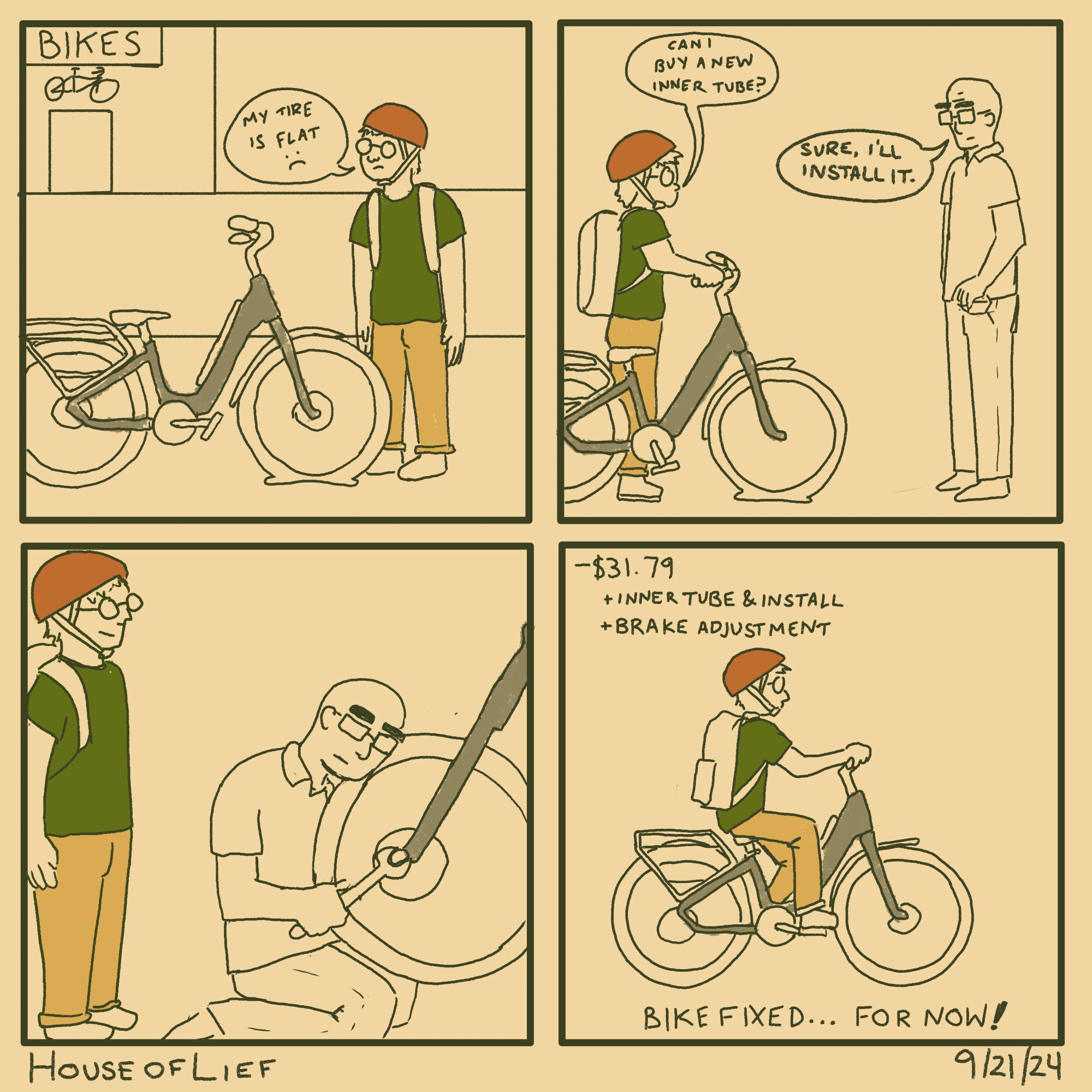 Slice of Lief-Bike Problems 3